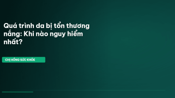 tổn thương da do nắng