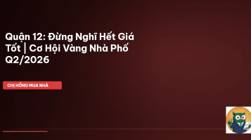mua nhà phố Quận 12
