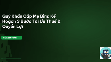 Quỹ Khẩn Cấp Mẹ Bỉm