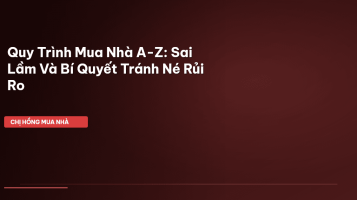 quy trình mua nhà