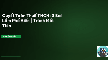 quyết toán thuế tncn