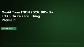 quyết toán thuế TNCN 2026