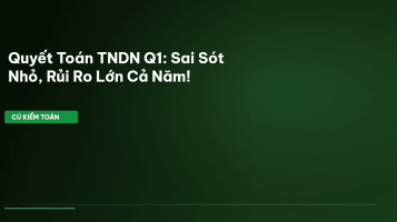 quyết toán thuế tndn q1