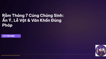 cúng chúng sinh rằm tháng 7