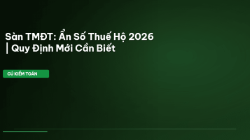 sàn TMĐT nộp thuế hộ