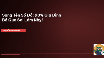 sang tên sổ đỏ