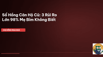 sổ hồng căn hộ cũ