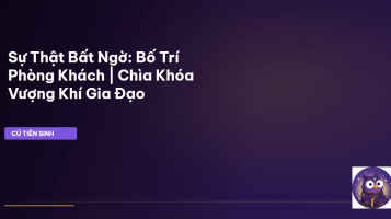 phòng khách phong thủy