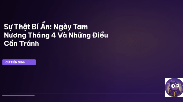 Ngày Tam Nương tháng 4