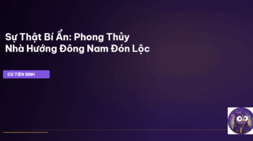 phong thủy nhà hướng đông nam