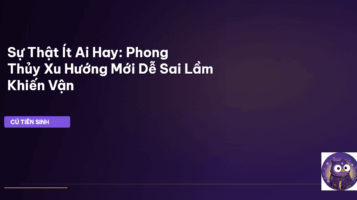 phong thủy xu hướng