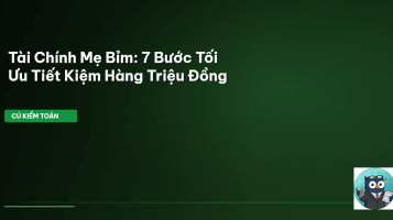 tài chính mẹ bỉm