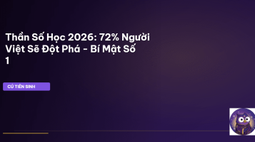 thần số học 2026