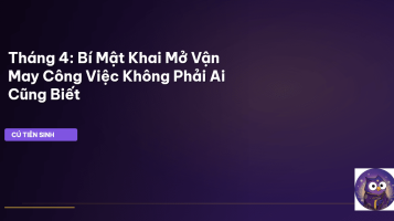 tăng vận may công việc