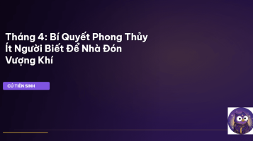 phong thủy tháng 4