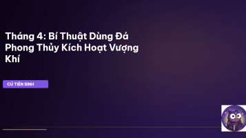 đá phong thủy tháng 4