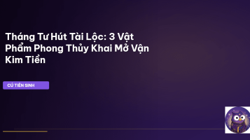 phong thủy tháng 4