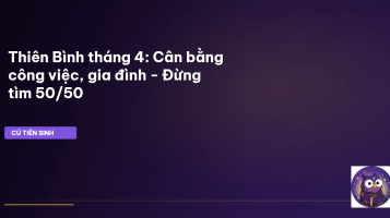 cung thiên bình tháng 4