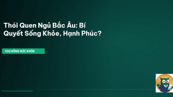 thói quen ngủ Bắc Âu