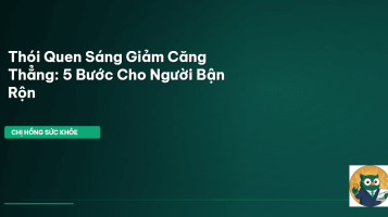 thói quen buổi sáng