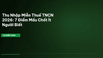 thu nhập miễn thuế TNCN
