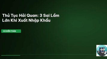 thủ tục hải quan