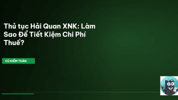 thủ tục hải quan