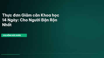 thực đơn giảm cân