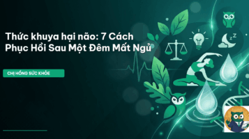 thức khuya hại não