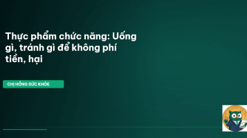 thực phẩm chức năng