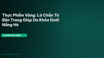 thực phẩm vàng cho da