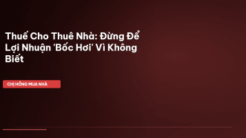thuế cho thuê nhà