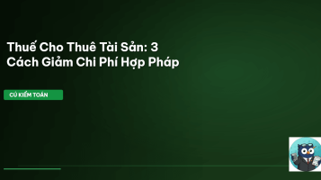 thuế cho thuê tài sản