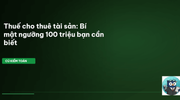 thuế cho thuê tài sản
