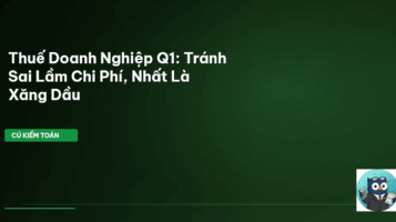 thuế doanh nghiệp Q1