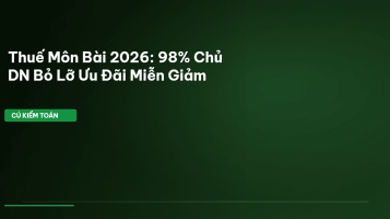 Thuế môn bài 2026