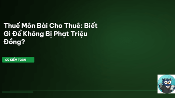 thuế môn bài cho thuê