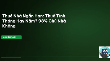 thuế cho thuê nhà ngắn hạn