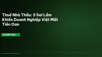 thuế nhà thầu nước ngoài