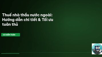 thuế nhà thầu nước ngoài