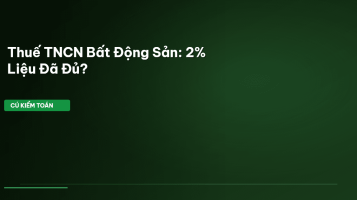 Thuế TNCN bất động sản