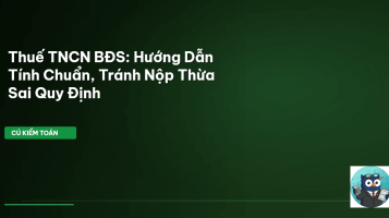 thuế tncn bất động sản