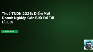 thuế thu nhập doanh nghiệp 2026