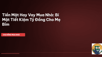 mua nhà tiền mặt