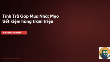tính trả góp mua nhà