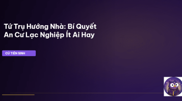 Tứ trụ hướng nhà