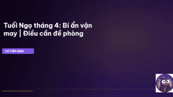 tử vi tuổi Ngọ tháng 4