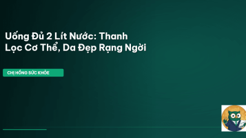 uống đủ nước