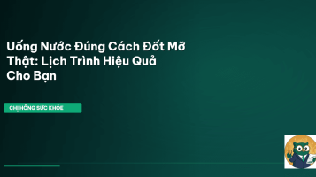 uống nước giảm cân
