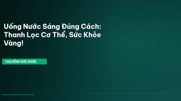 uống nước buổi sáng